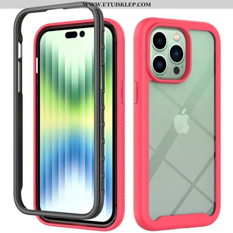 Etui do iPhone 14 Pro Max Hybrydowy Zderzak Ramy